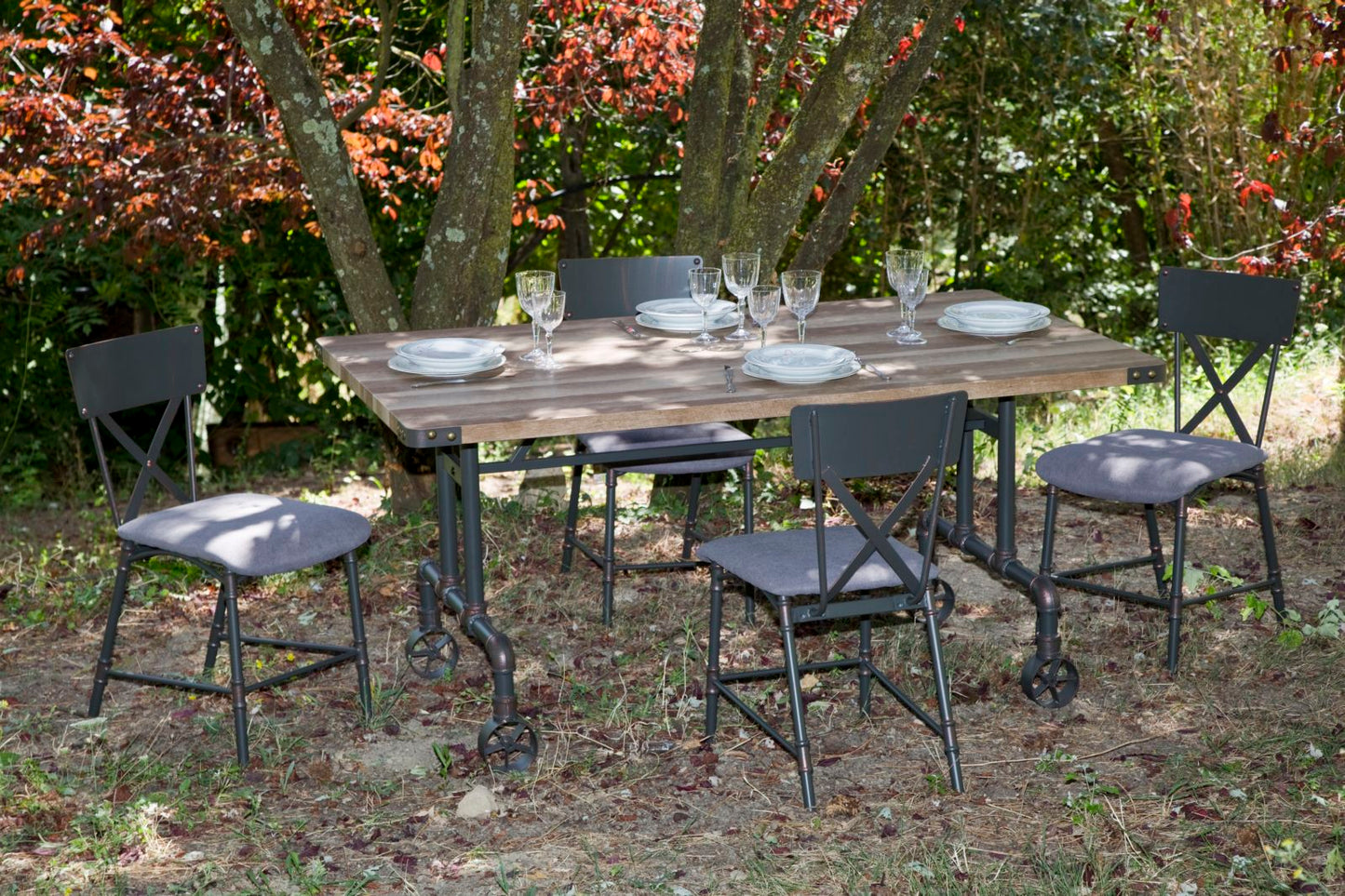 TAVOLO DA PRANZO MANHATTAN 160Lx91,5px76H cm