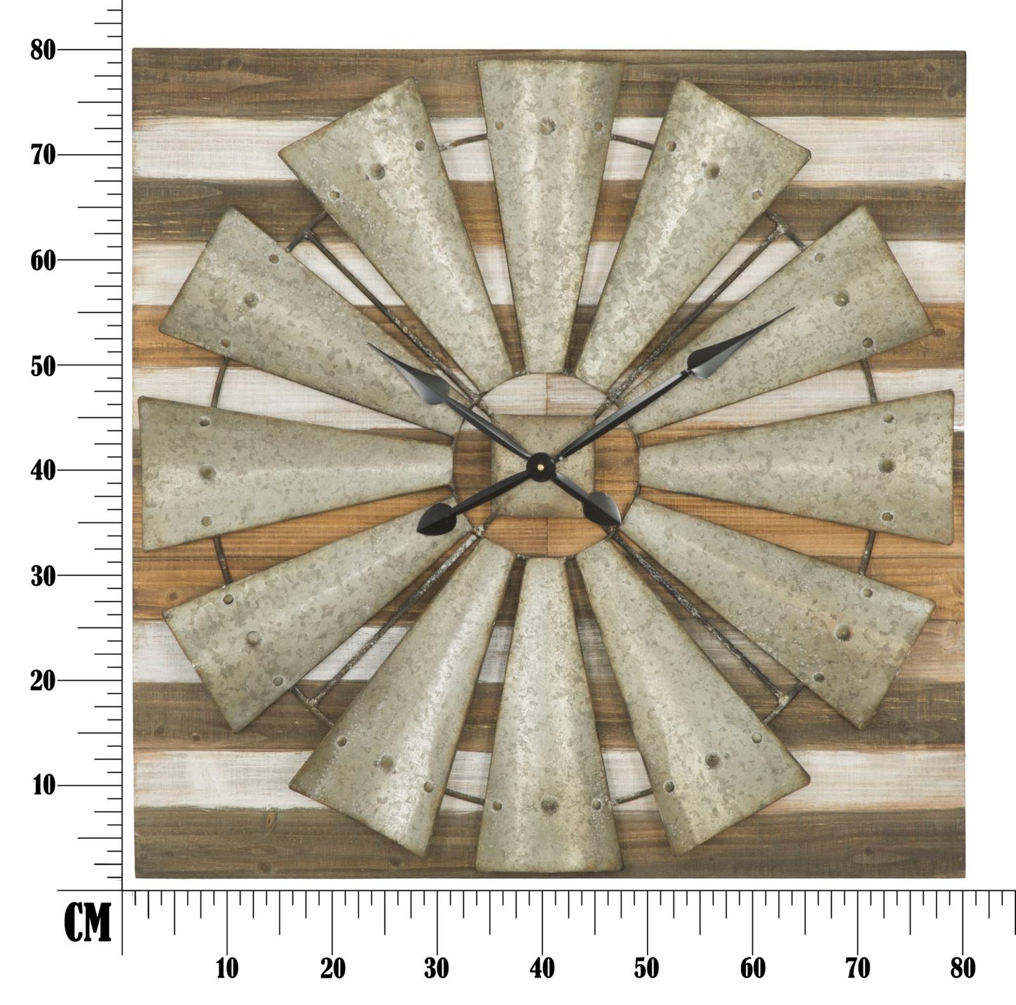 OROLOGIO DA MURO MULINO CM 80X7X80