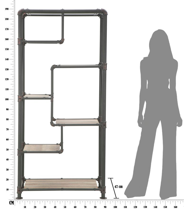 LIBRERIA MANHATTAN BIG 93Lx47px190H cm