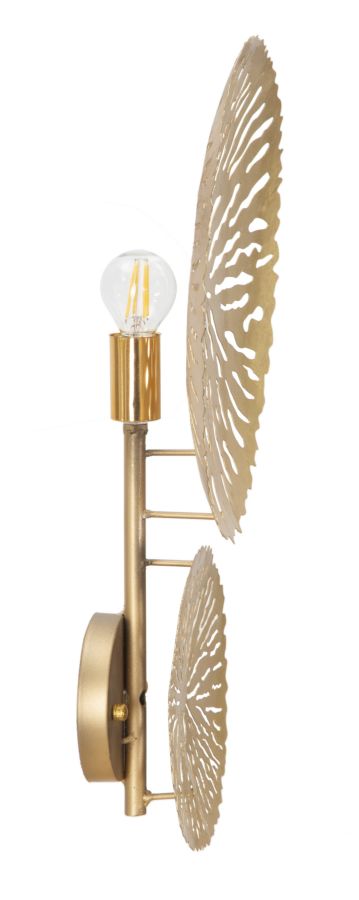 LAMPADA DA MURO SIMPLE GLAM CM 28,5X8X46