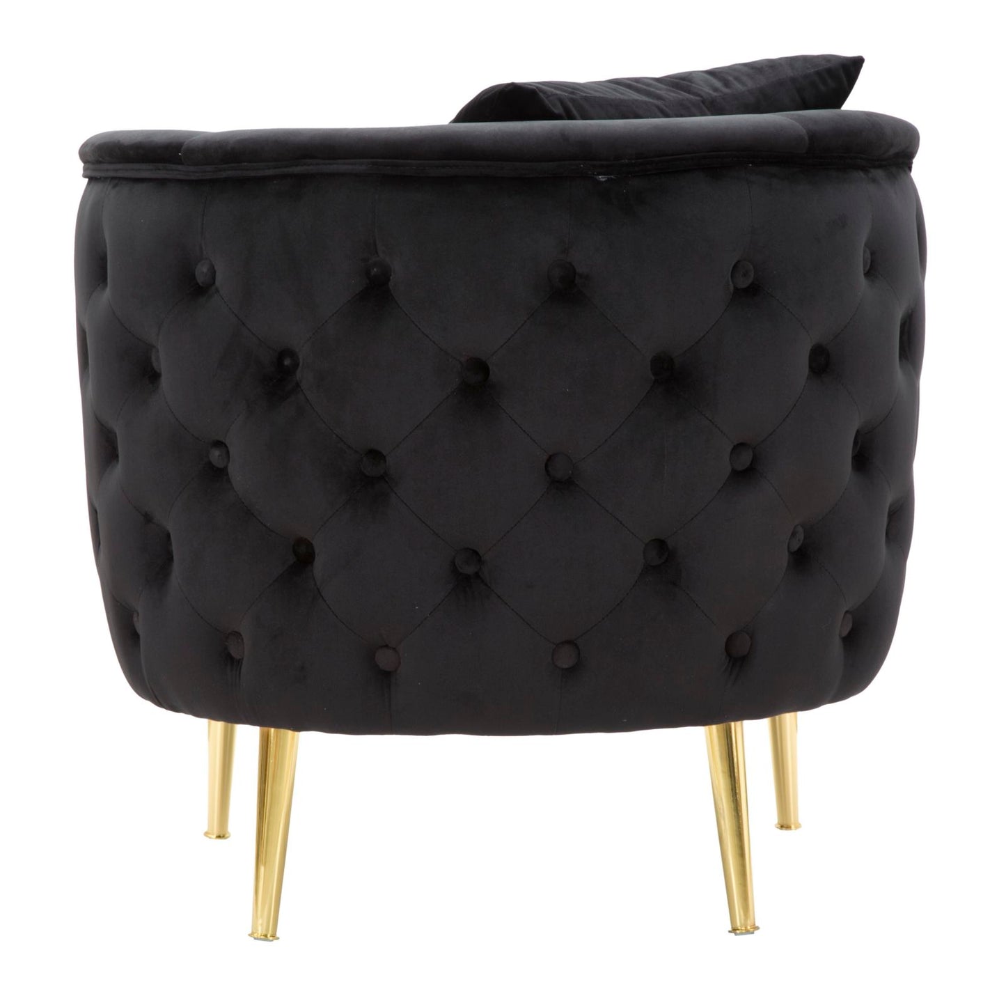 POLTRONA BUCAREST NEROCM 76X74X71