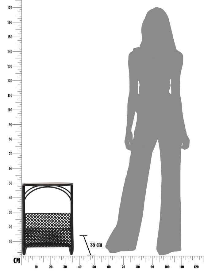 TAVOLINETTO P/GIORNALI CM Ø 35X50