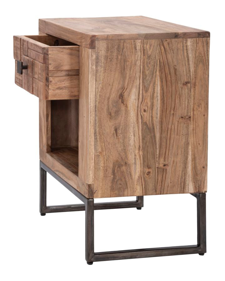 COMODINO MUMBAI CM 45X35X62 (LEGNO DI ACACIA NILOTICA)