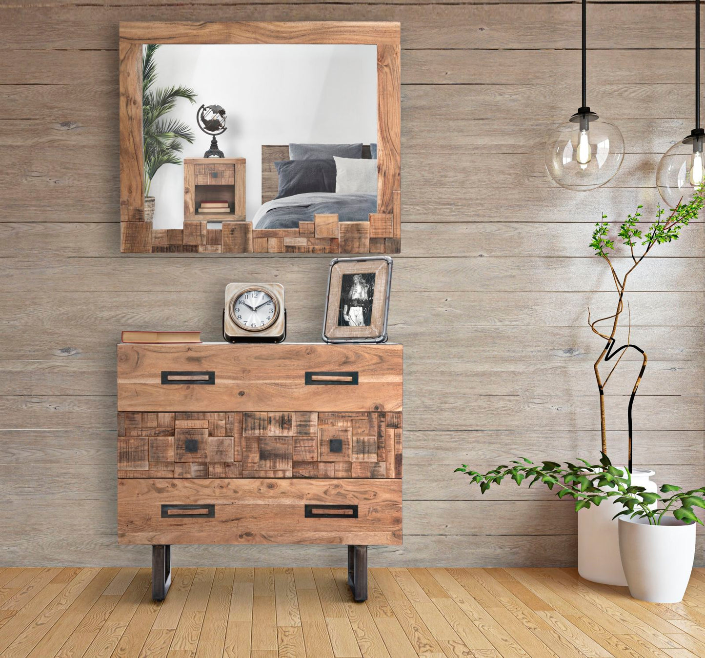 COMO' MUMBAI CM 85X40X77 (LEGNO DI ACACIA NILOTICA)