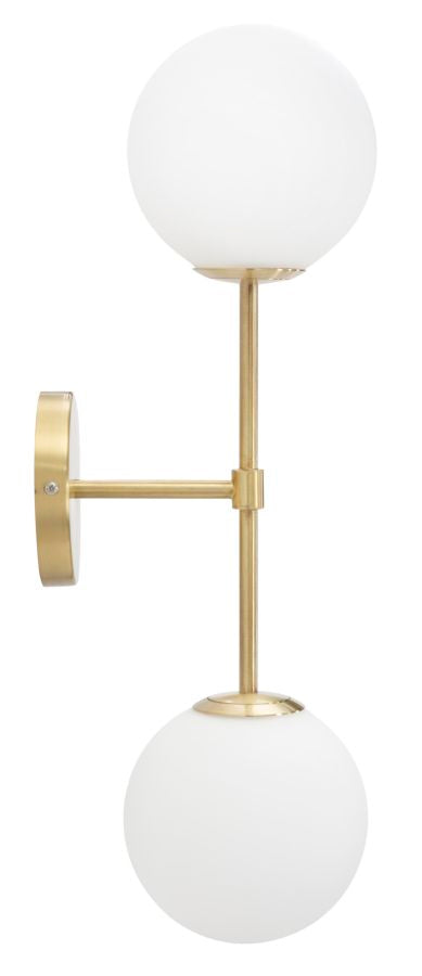 LAMPADA DA MURO GLAMY DOPPIA CM 15x21x55