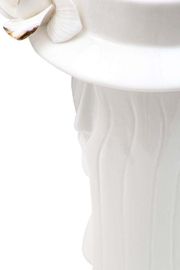 VASO WOMAN ELEGANT PORCELLANA CM 15X13,3X23,5