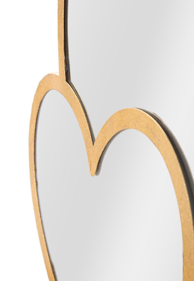 SPECCHIO GLAM DOUBLE HEART CM 65X2X50