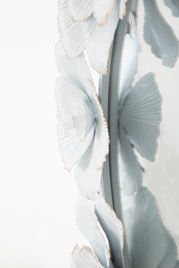 SPECCHIO WHITE FLOWER CM 82X2,6X85,5