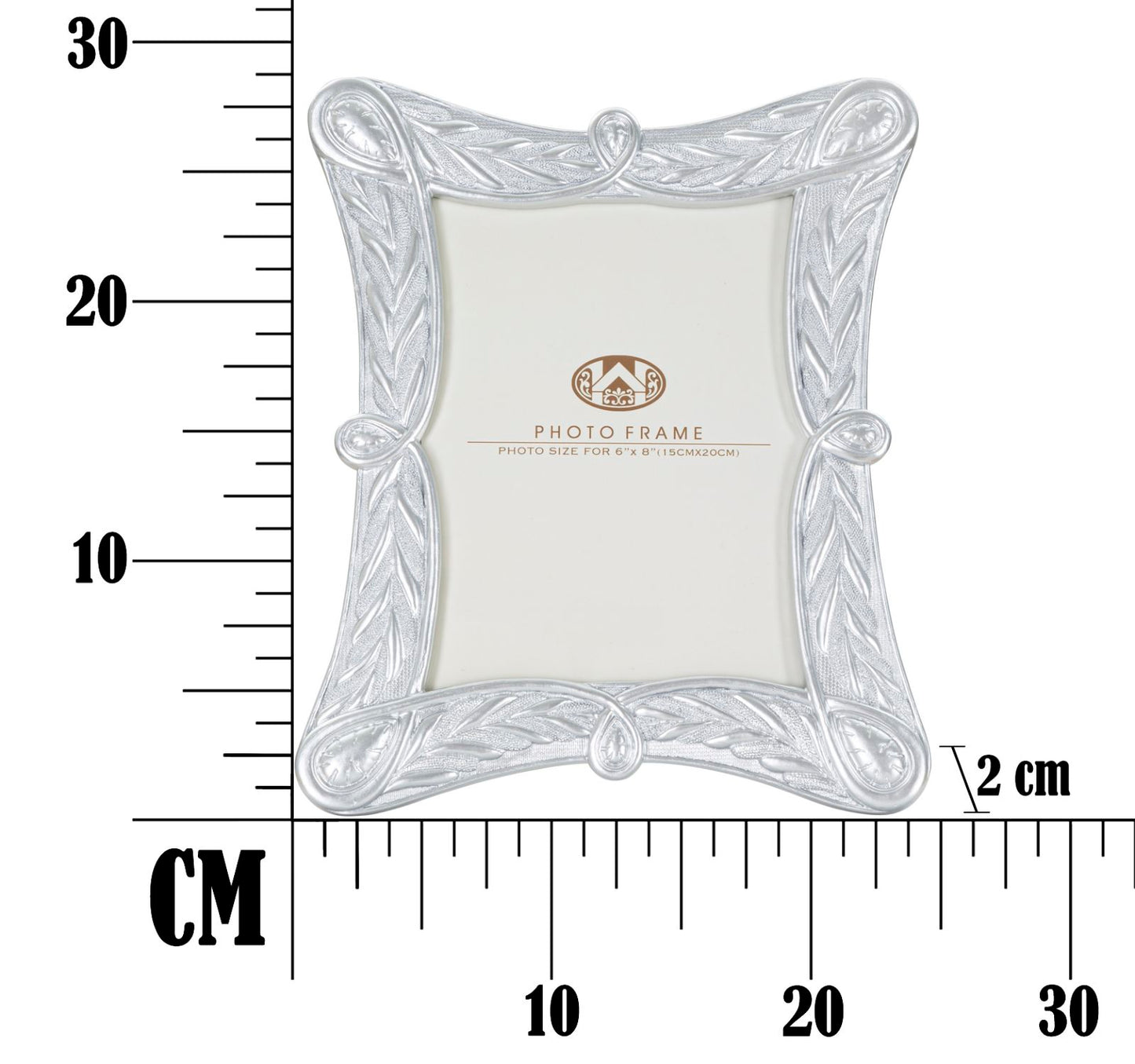 CORNICE X SILVER CM 23,3X2X28,2 (MISURA INTERNA CM 15X20)