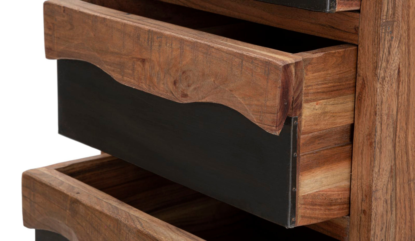 CASSETTIERA YELLOWSTONE CM 45X40X100 (LEGNO DI ACACIA NILOTICA)