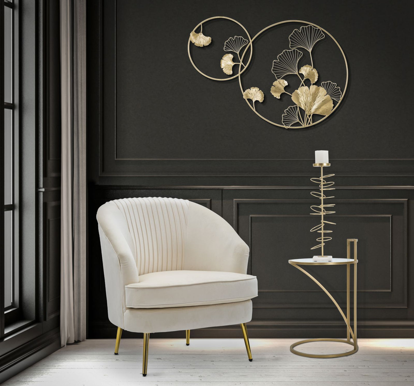 TAVOLINETTO GLAM SOFY CM Ø 38X61