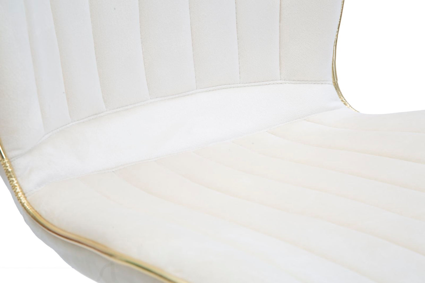 SEDIA PARIS SPACE CREMA /GOLD SET 2 PZ CM 46X58X77