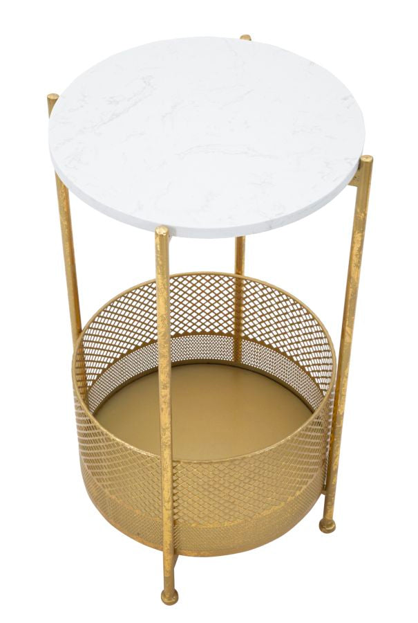 TAVOLINETTO BASKET Ø35X62H cm