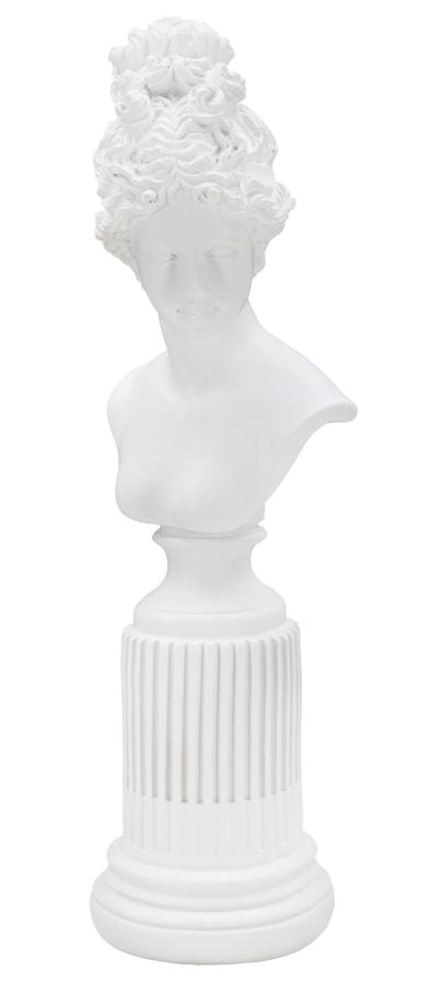 SCULTURA STATUA WOMAN C/PIEDISTALLO CM 11X10,5X35,5