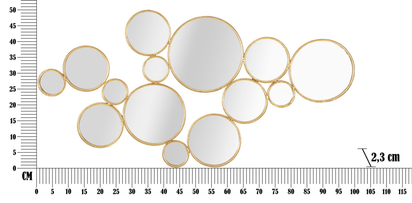 PANNELLO DA MURO MIRRORS CM 100X2,3X51,5