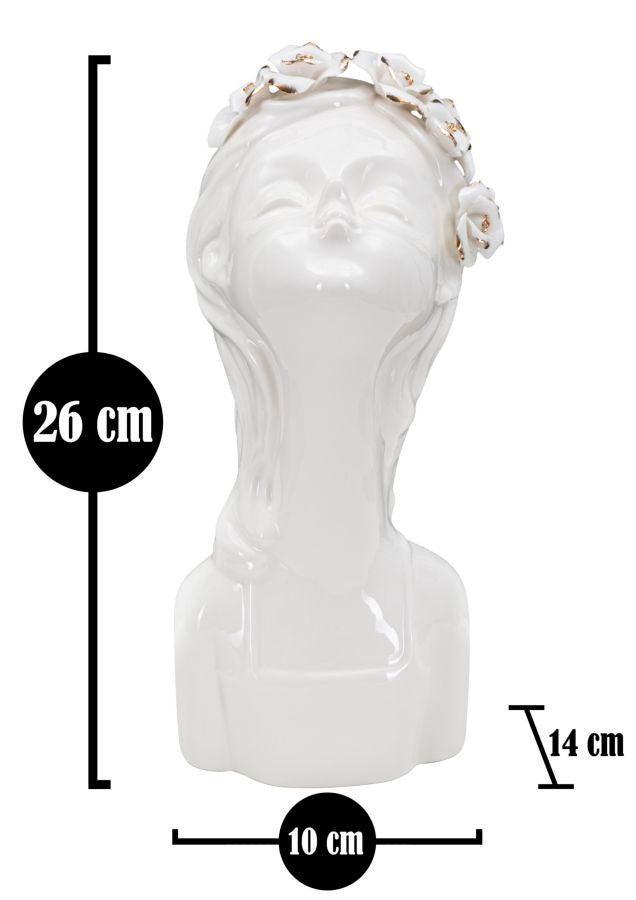 VASO YOUNG LADY ROSES CM 10x14x26