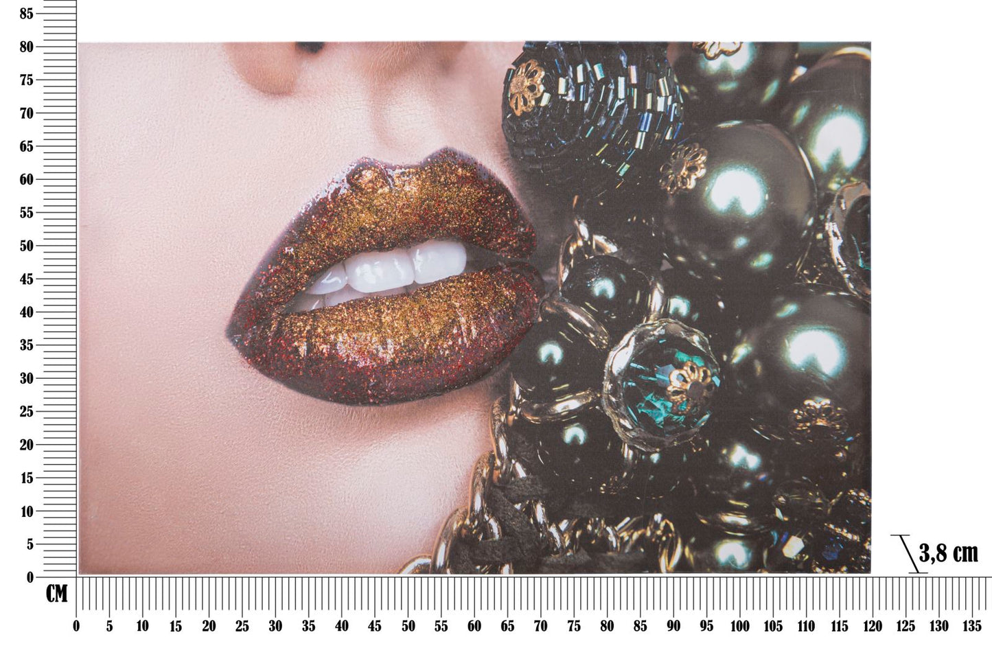 STAMPA SU TELA BEAUTIFUL LIPS
CM 80X3,8X120