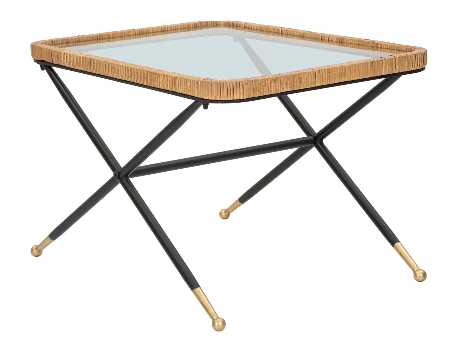 TAVOLO DA CAFFE' SAINT BARTH RETT. CM 70X50X45H