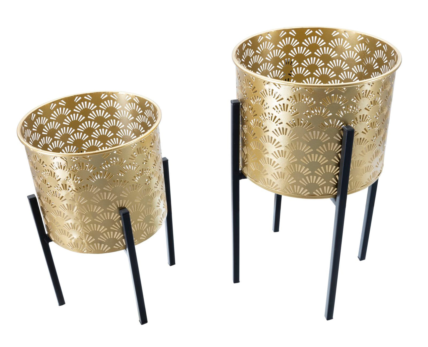 P/VASI GLISSY STAND COPPIA -A- CM Ø 21X38-19X28