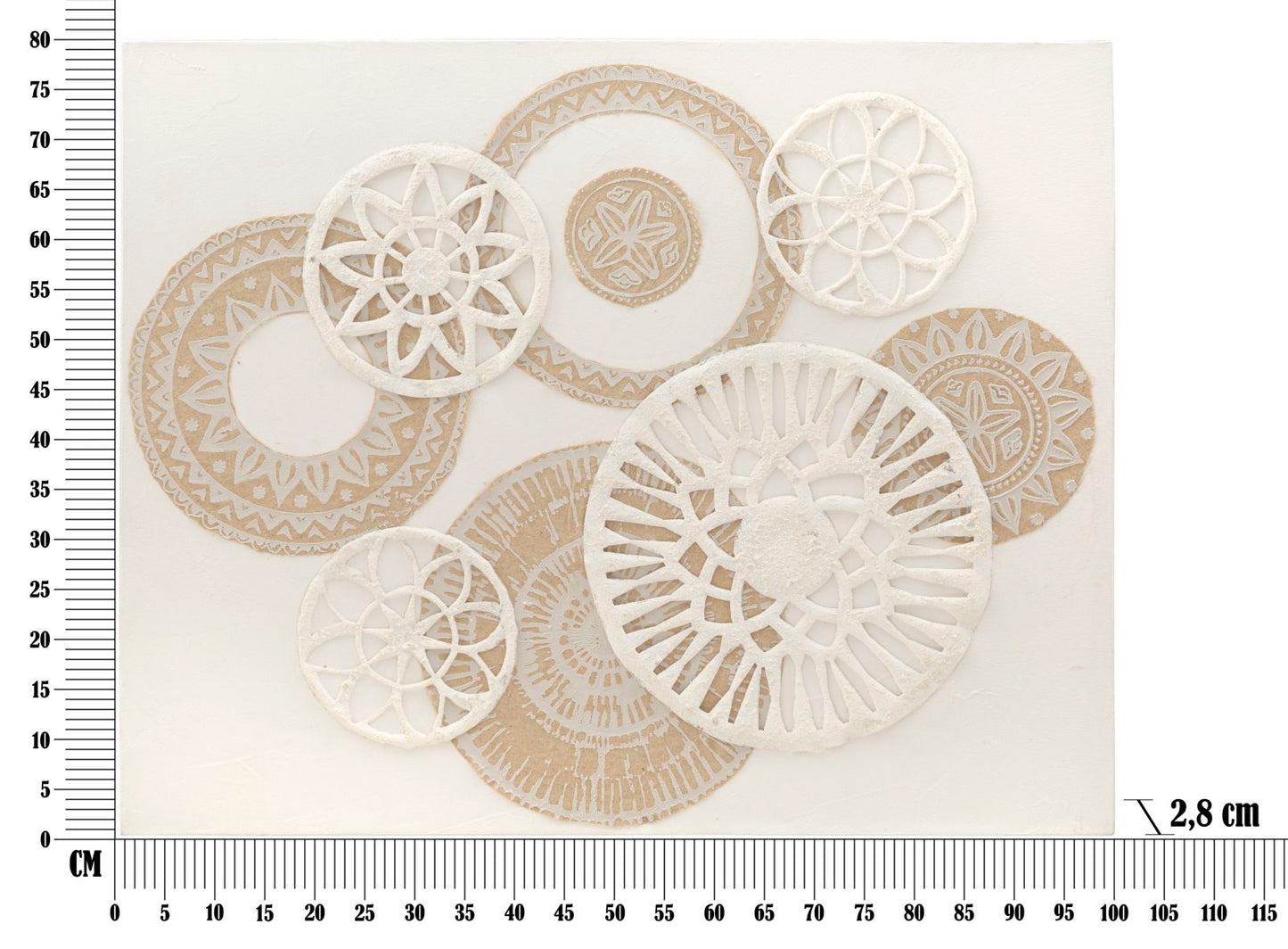 DIPINTO SU TELA ICER CM 80X2,8X100