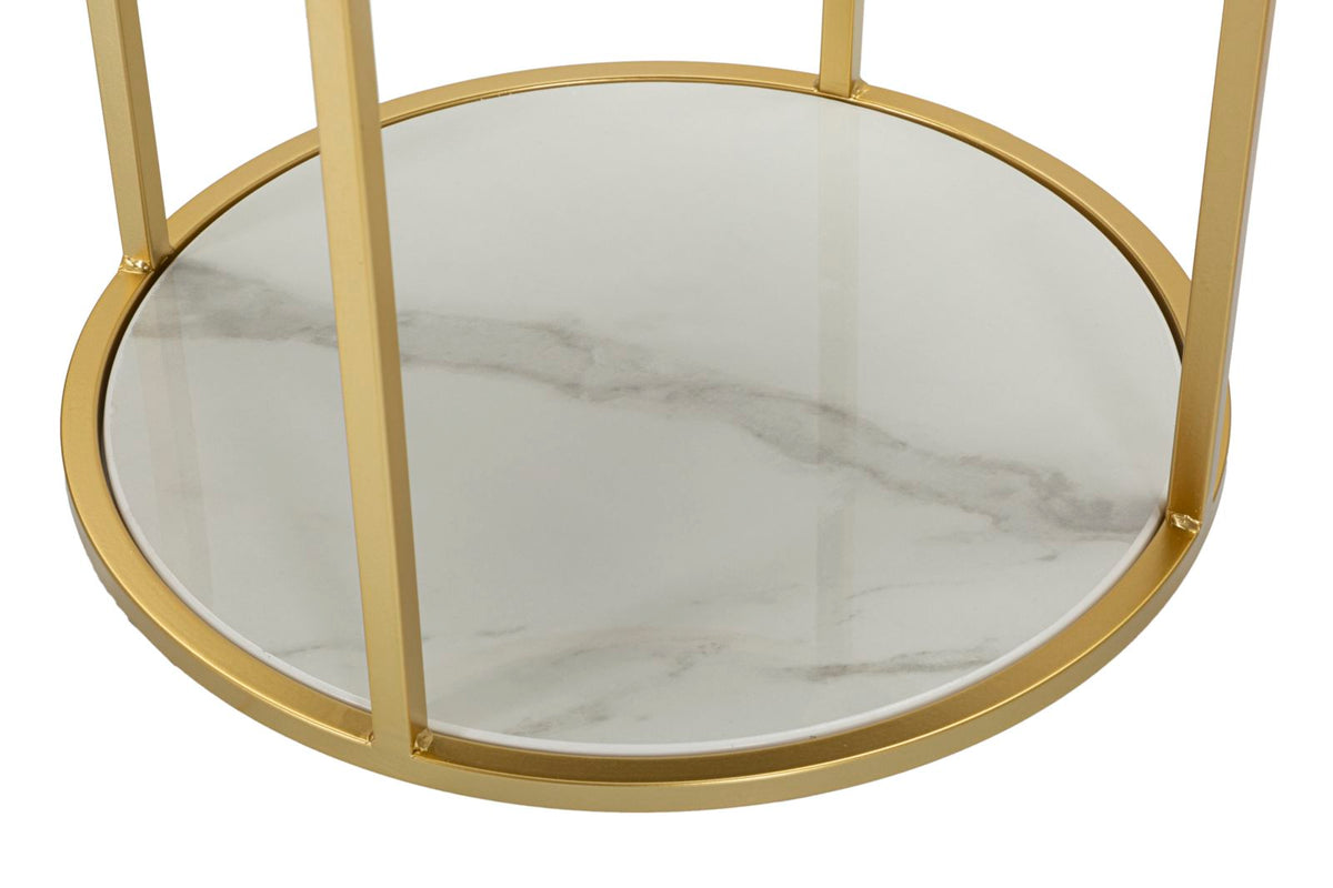 COMODINO MONTPELLIER CREMA CM Ø 42X48
