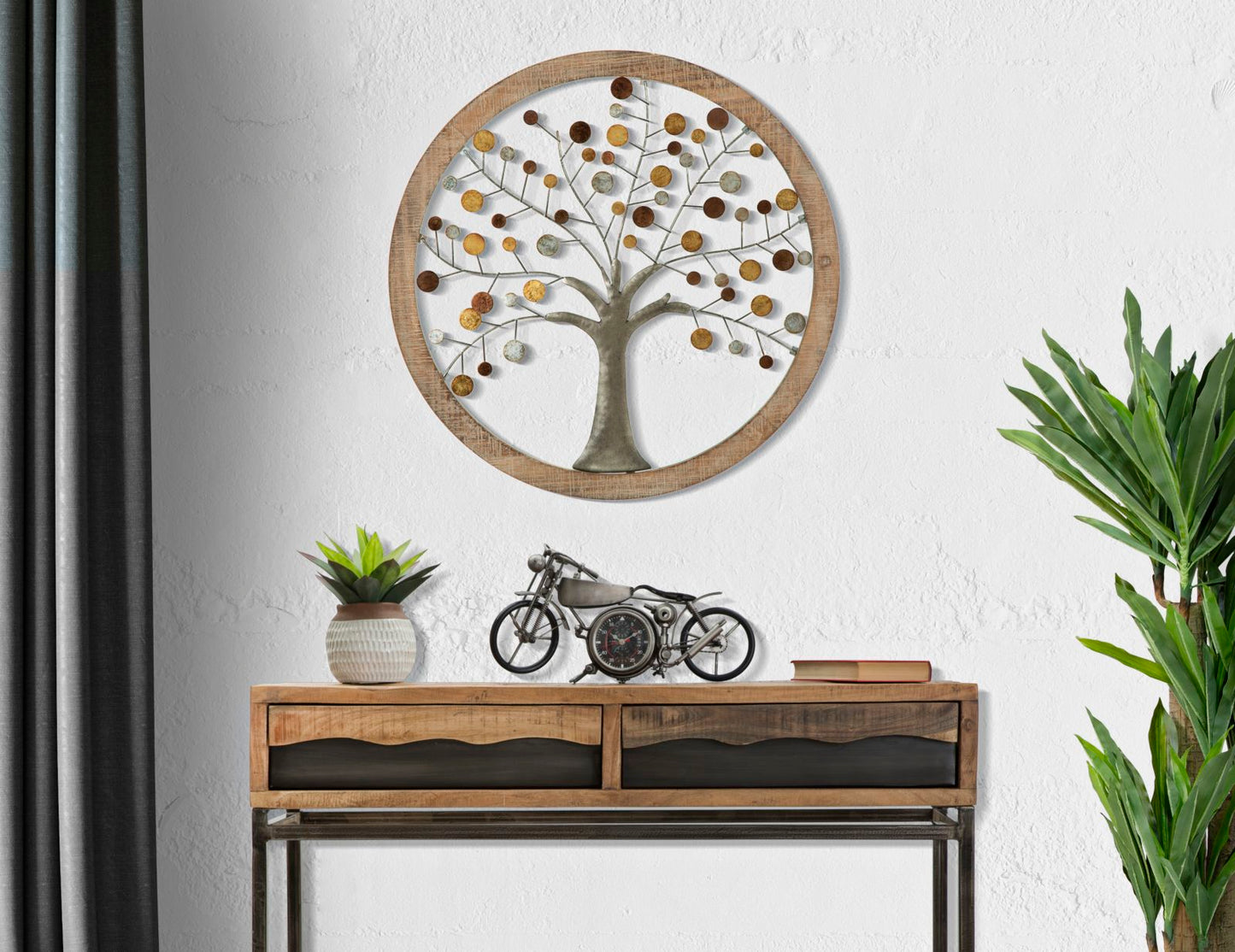 PANNELLO DA MURO ALBERO DELLA VITA MIRROR CM Ø 61X1,8