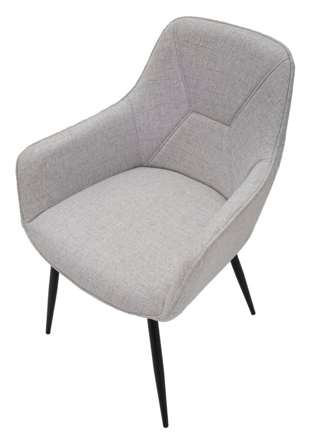 SEDIA VICENZA 2 PEZZI GRIGIA CM 58X63X85,5
