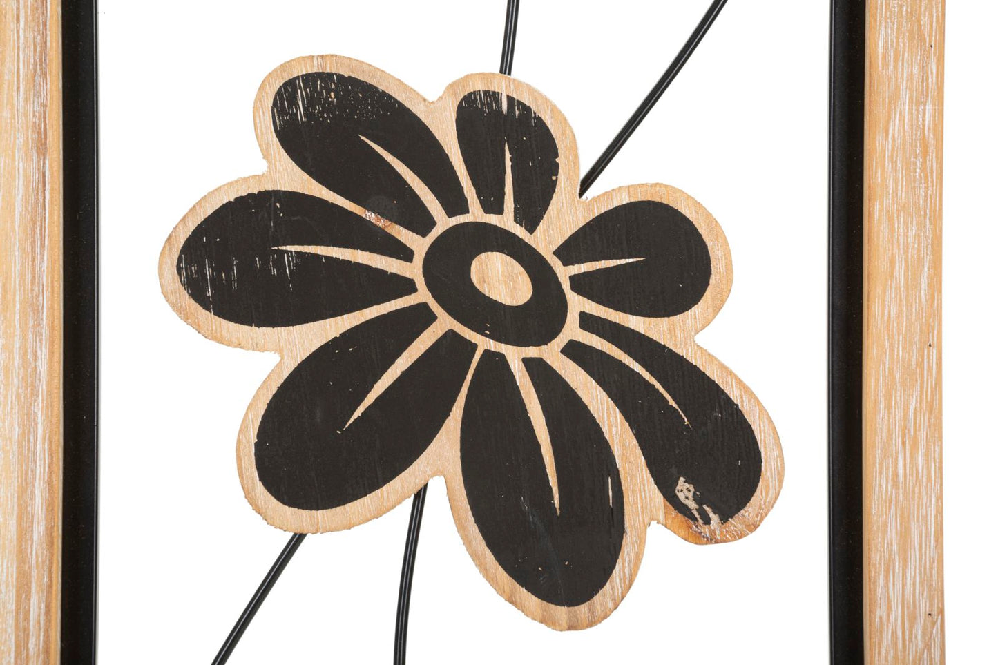 PANNELLO IN FERRO E LEGNO KOMAN -A- CM 26X2,5X60