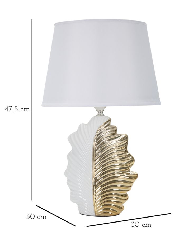 LAMPADA DA TAVOLO GLAM LEAF CM 30X47,5