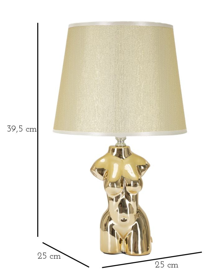 LAMPADA DA COMODINO GLAM WOMAN CM Ø 25X39,5