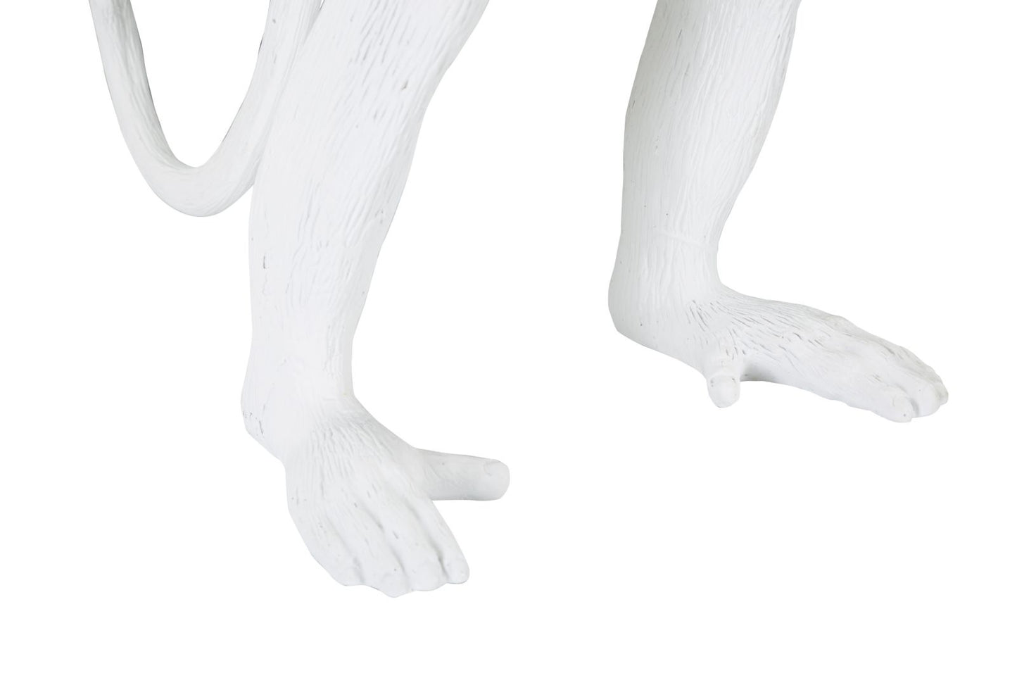 LAMPADA DA TAVOLO MONKEY BIANCO CM Ø 26X34X55