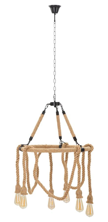 LAMPADARIO ROPE CIRCLE CM Ø 64x90