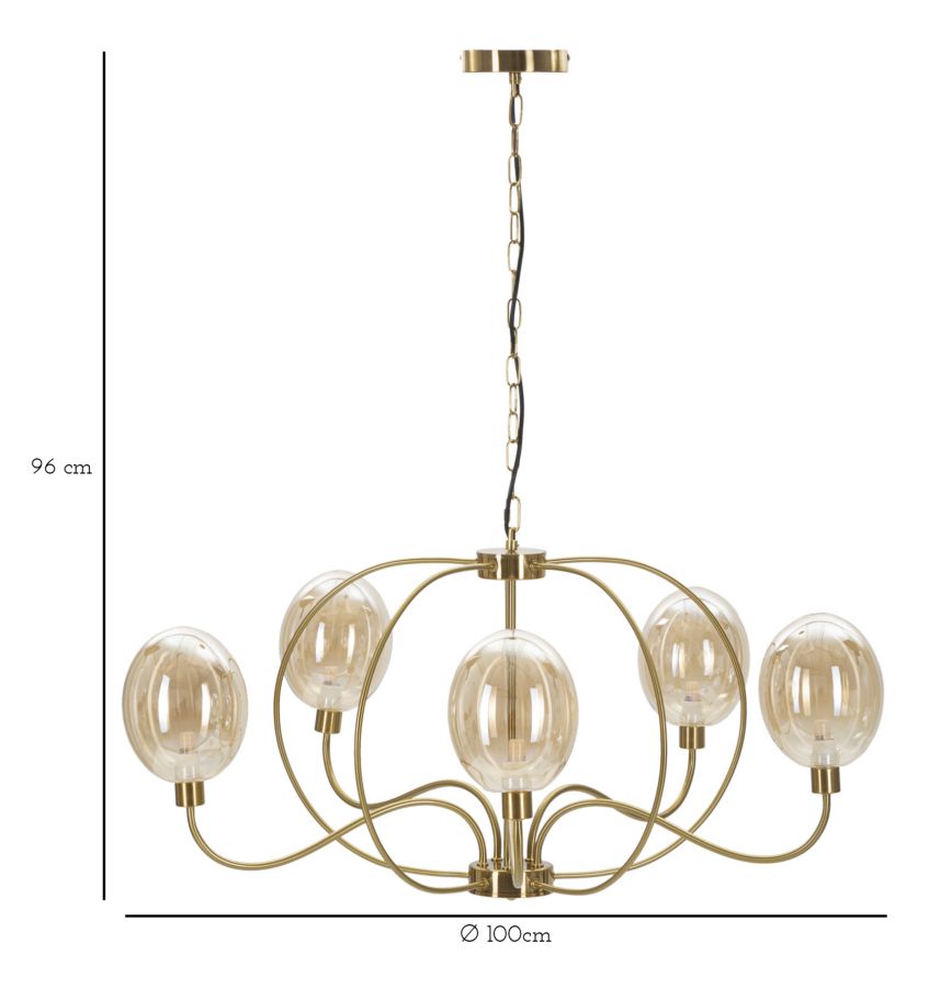 LAMPADARIO VIENNA CM Ø 100X96