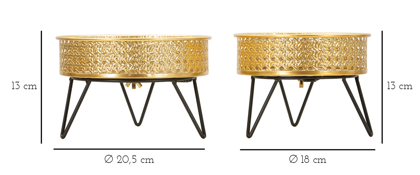 P/VASI BOSSY COPPIA CM Ø 20,5X13-18X13