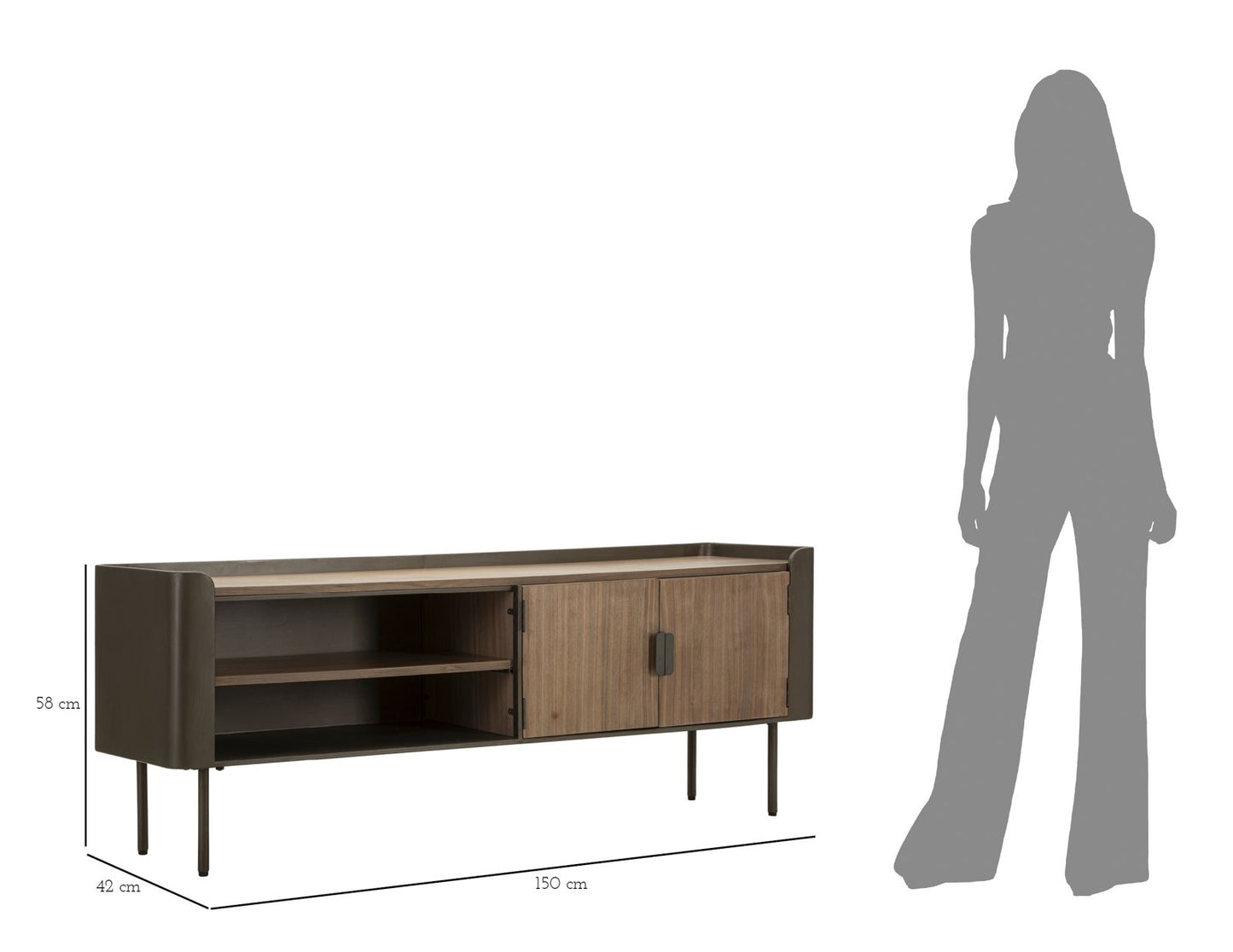 P/TV TORONTO CM 150X42X58