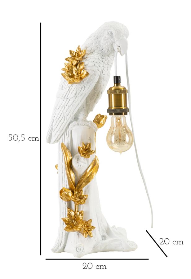 LAMPADA PAPPAGALLO CM 20X20X50,5