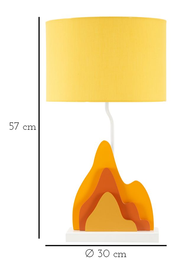 LAMPADA DA TAVOLO COLOR -A- CM 30X57