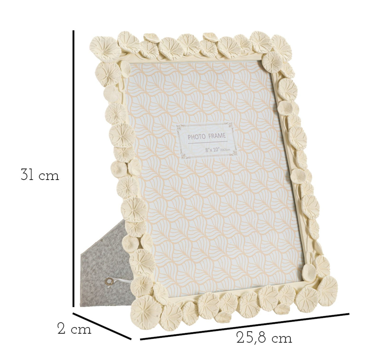 CORNICE LOTUS CM 25,8X2X31 (MISURA INTERNA CM 20X25)