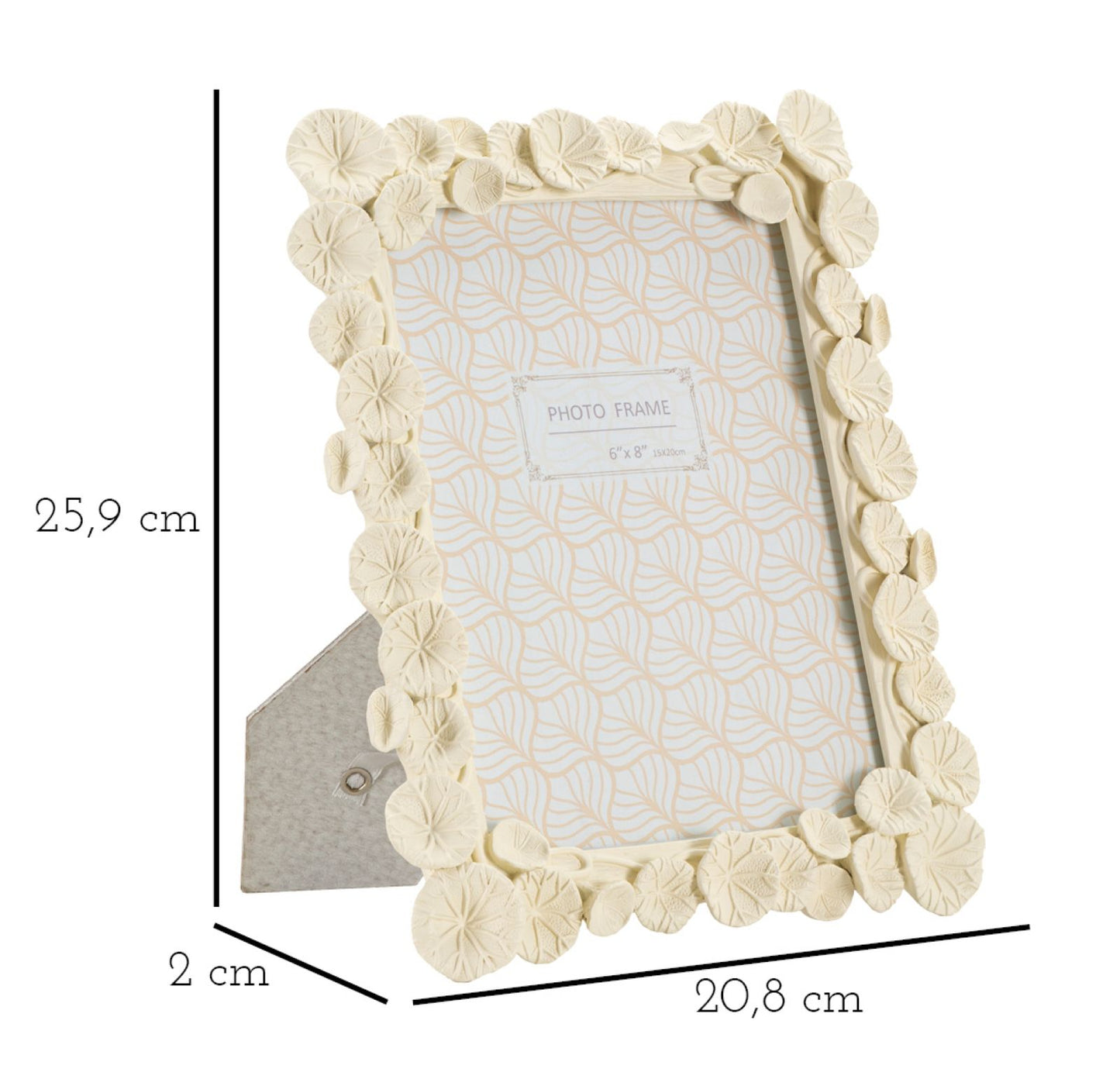 CORNICE LOTUS CM 20,8X2X25,9 (MISURA INTERNA CM 15X20)
