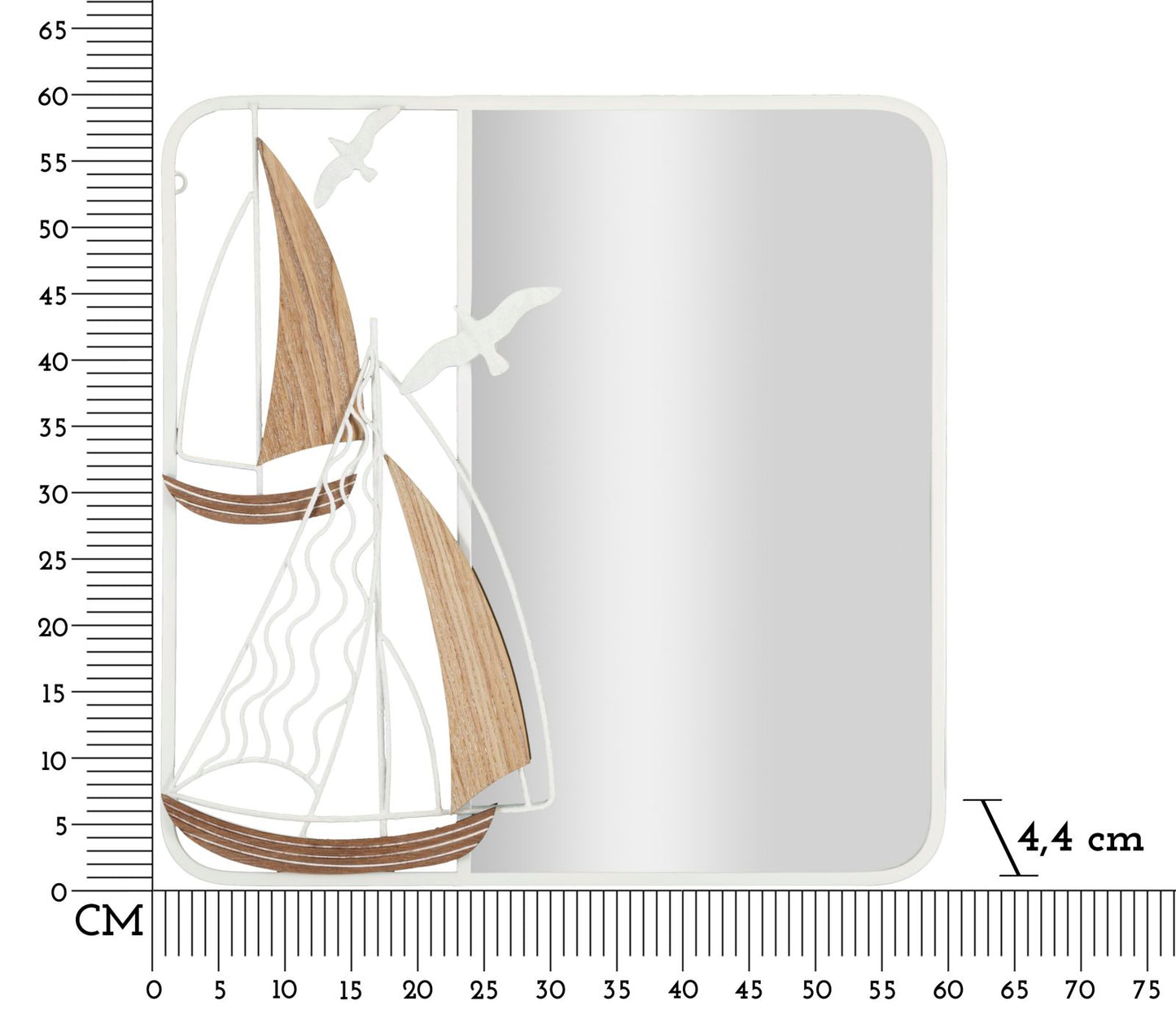 SPECCHIO DA MURO ADRIATIC CM 60X4,4X60