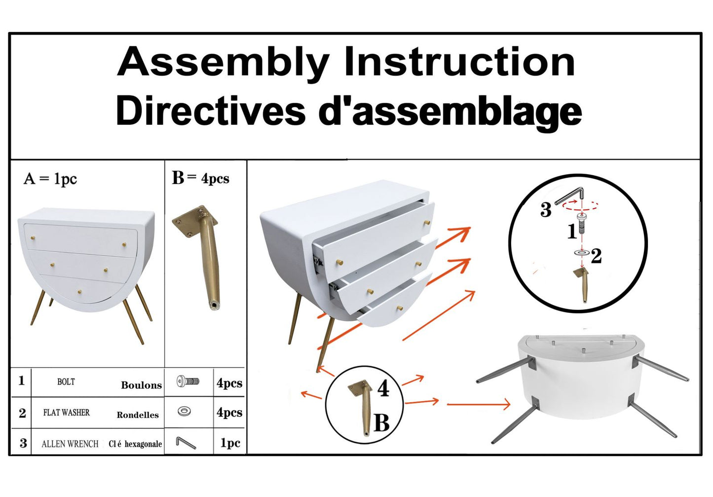 COMO' VENUS CM 80X32X79
