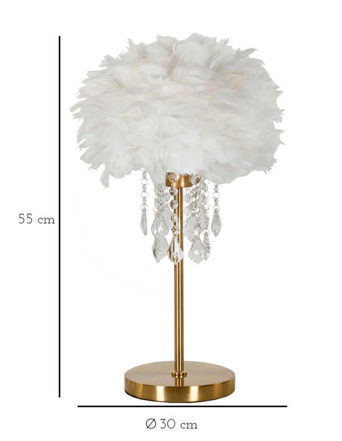 LAMPADA DA TAVOLO DIAMON CM Ø 30X55