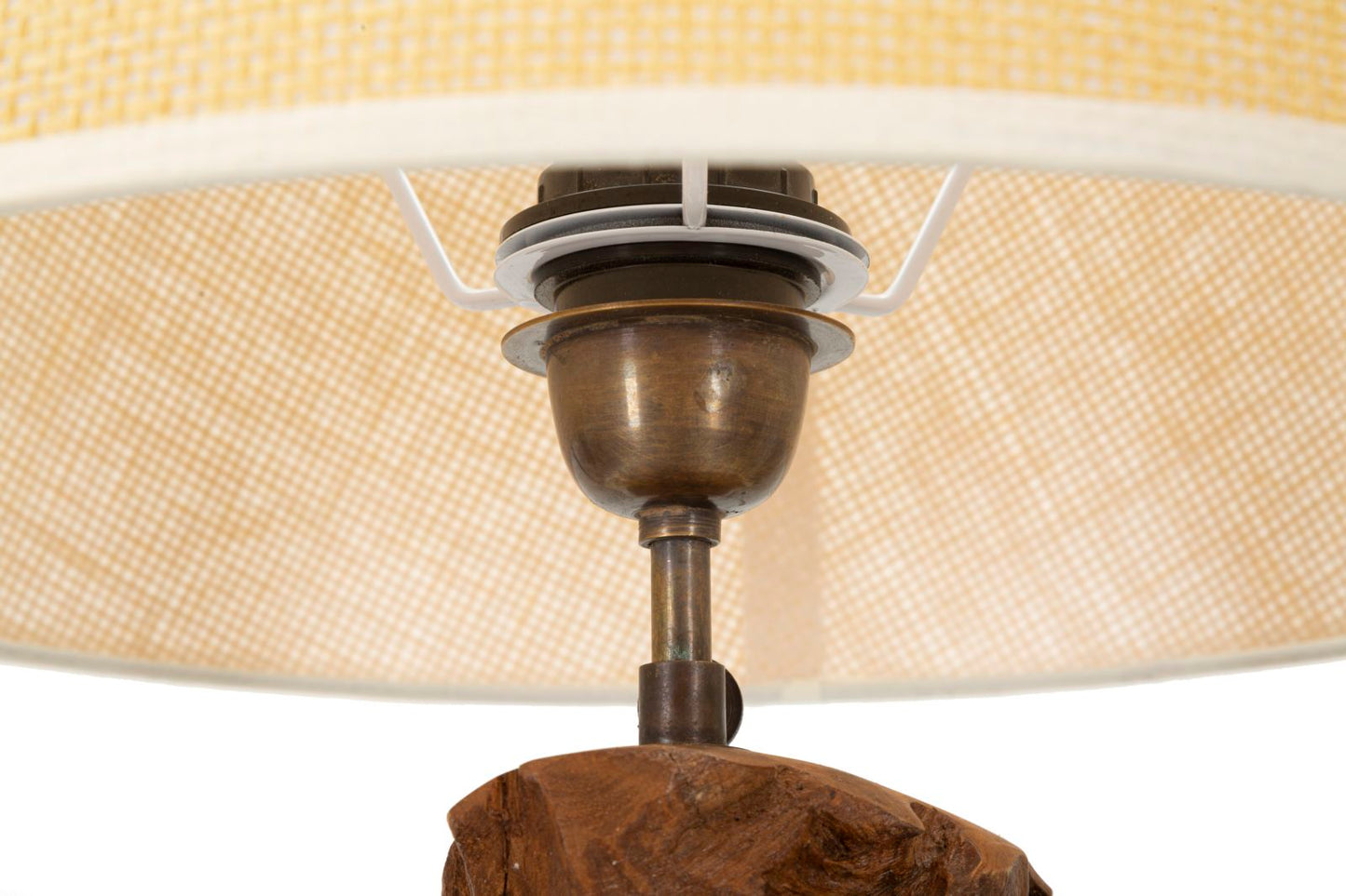 LAMPADA KEPALA IN TEAK RICICLATO CM 35X69 (PEZZI UNICI - NON RIP. IN SERIE)