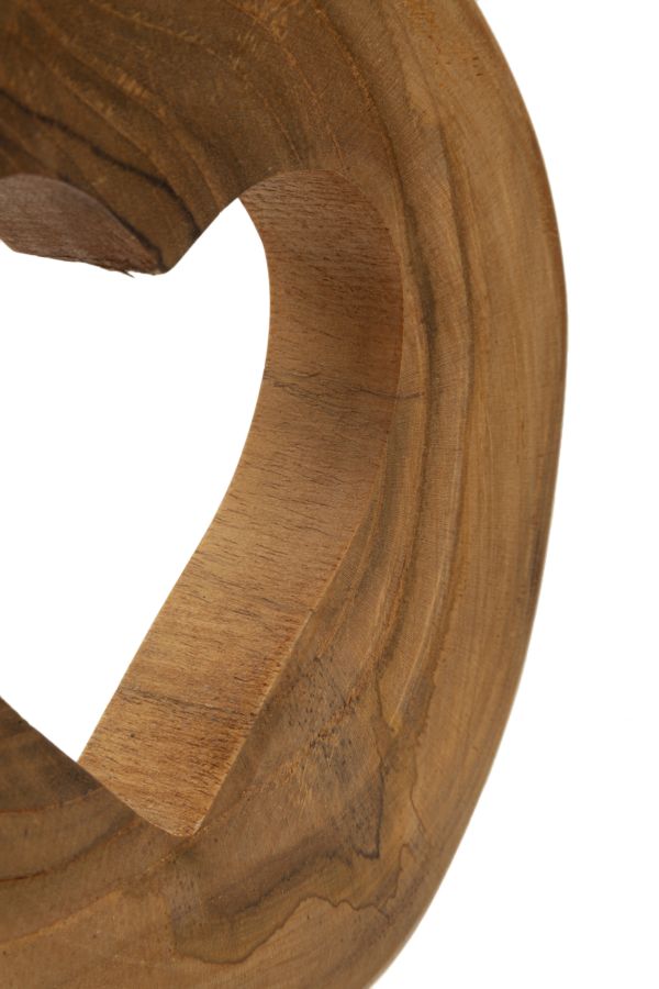 SCULTURA HASI IN TEAK RIC. CM 20X10X28 (PEZZI UNICI - NON RIP. IN SERIE)