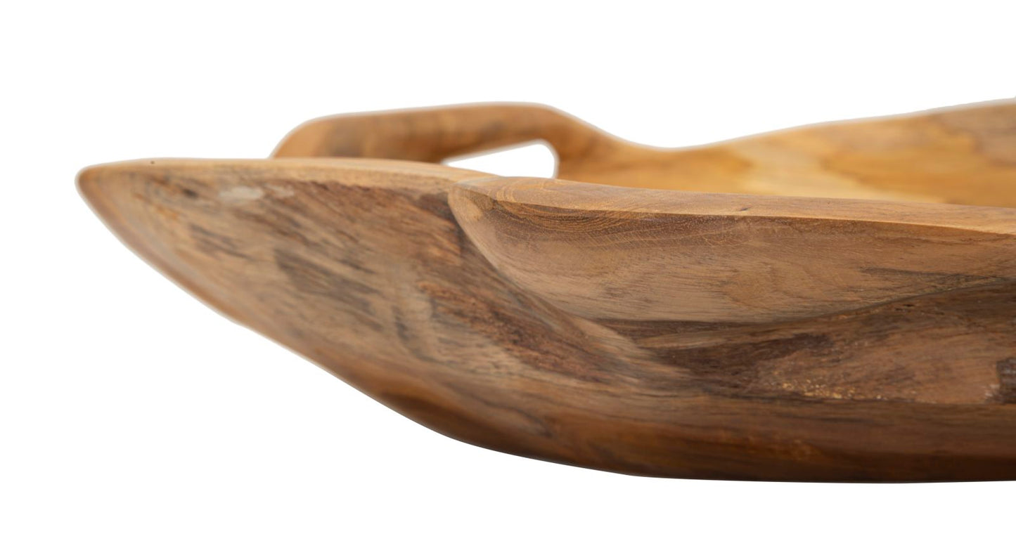 S/TASCHE WAHAN IN TEAK RICICLATO CM 42X36X7 (PEZZI UNICI - NON RIP. IN SERIE)