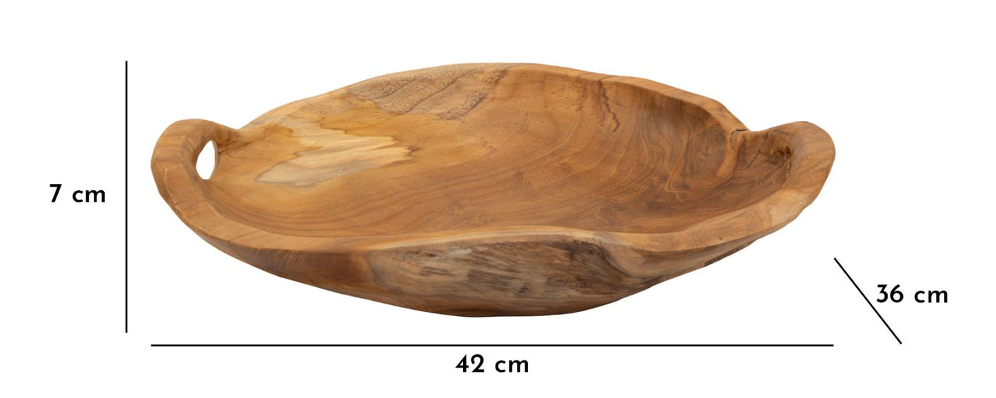 S/TASCHE WAHAN IN TEAK RICICLATO CM 42X36X7 (PEZZI UNICI - NON RIP. IN SERIE)