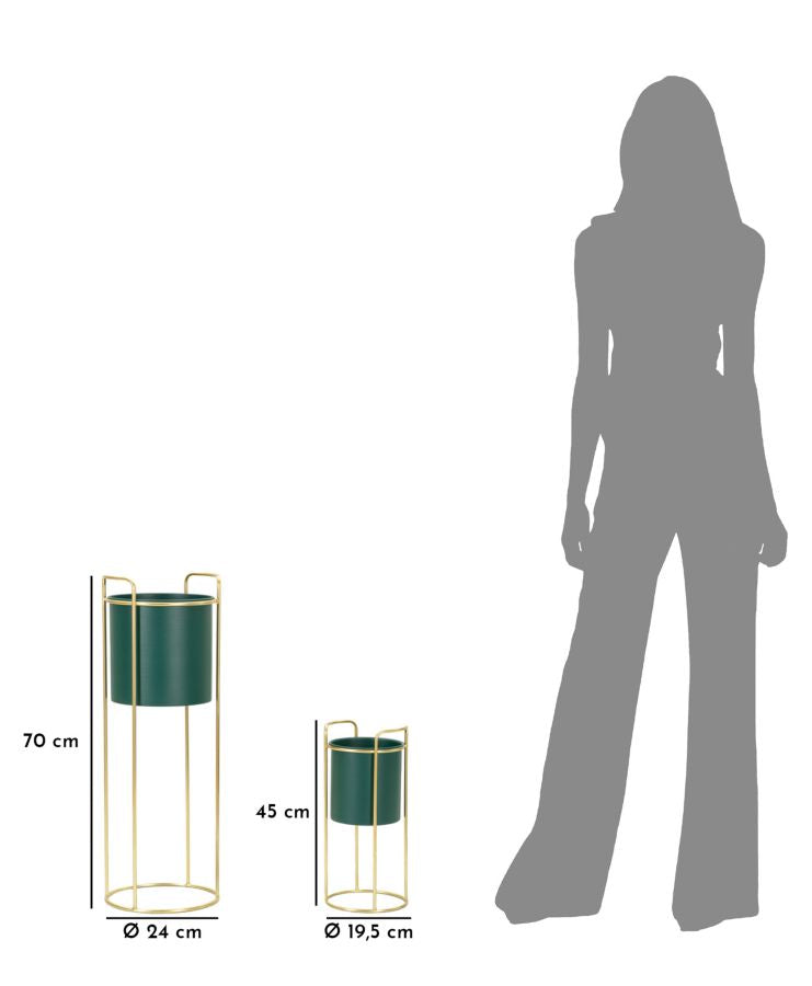 P/VASI GRENT SLIM SET 2 PZ CM Ø 24X70-19,5X45