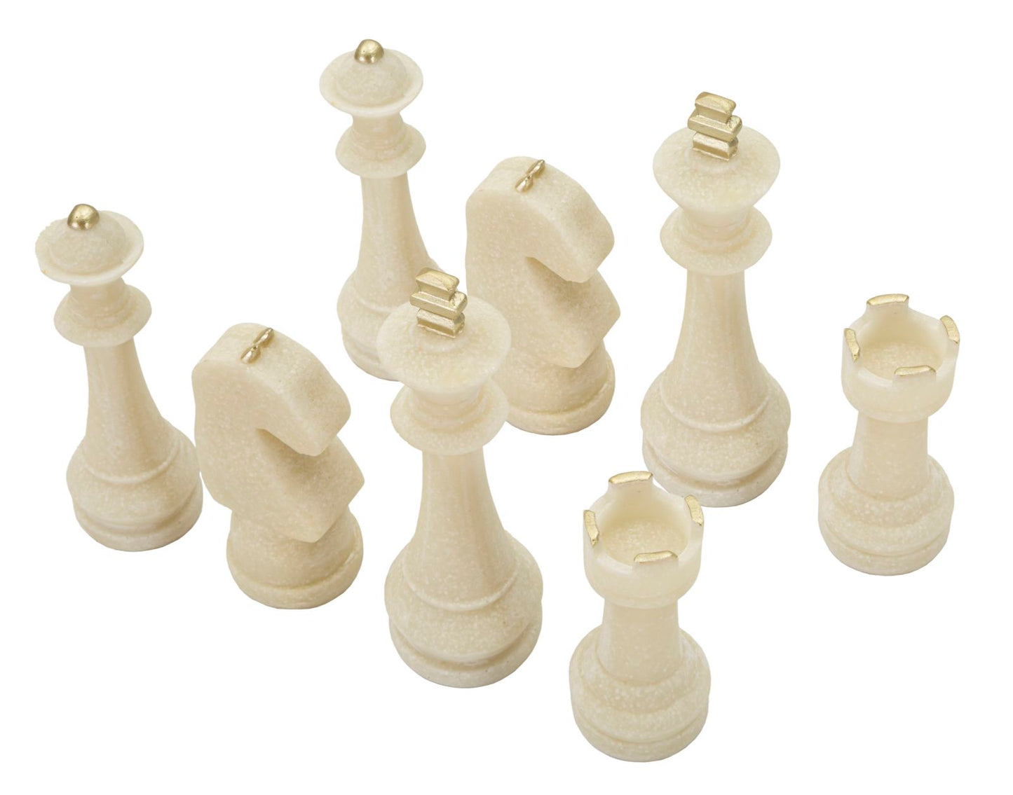 SCACCHI QUARZY SET 8 PZ ASSORTITI CM Ø 4,4X9,2-4,3X13,3-5X16-X4,5X10,3