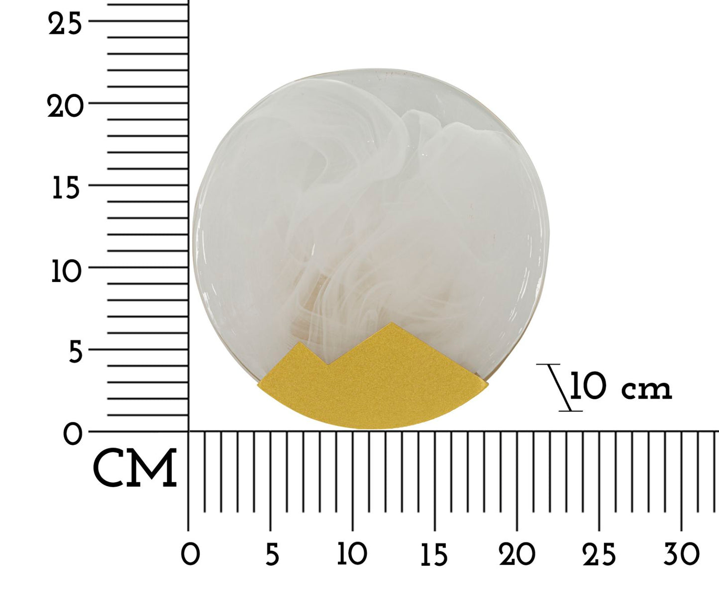 LAMPADA DA MURO MOON CM Ø 20X10