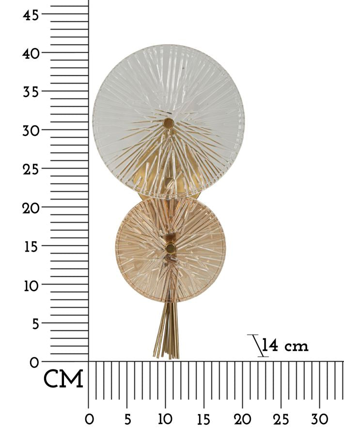 LAMPADA DA MURO SUNRISE CM 20X14X41